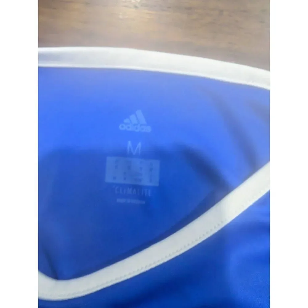 Adidas blue soccer jersey size medium‎